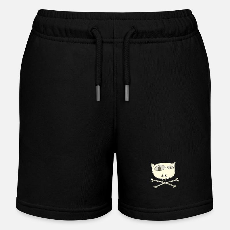 chat mort - Short de jogging enfant bio Stanley/Stella - noir