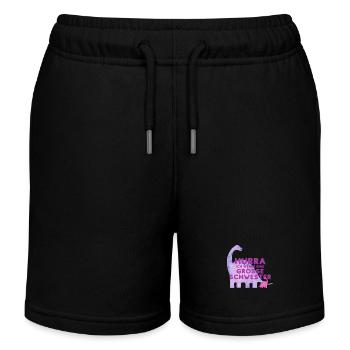Baby News Big Sister - Kids Organic Sweat Shorts by Stanley/Stella - black - Front