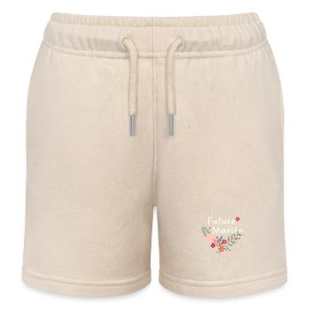 Floral Bride - Die Brautblumen - Kinder Organic Joggingshorts Mini Bolter von Stanley/Stella - Natur - Vorne