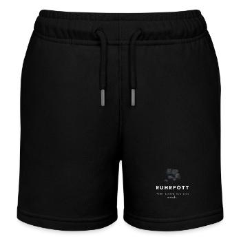Ruhrpott - Here I come from wech - Kids Organic Sweat Shorts by Stanley/Stella - black - Front