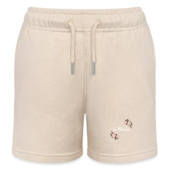 Die Brautblumen - Kinder Organic Joggingshorts Mini Bolter von Stanley/Stella - Natur - Vorne