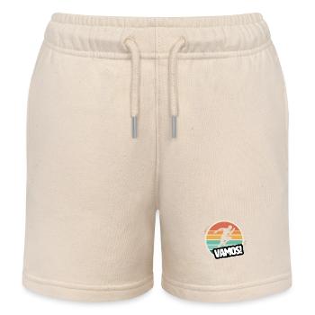 Vamos Retro Athletics - Kids Organic Sweat Shorts by Stanley/Stella - soft Ecru - Front
