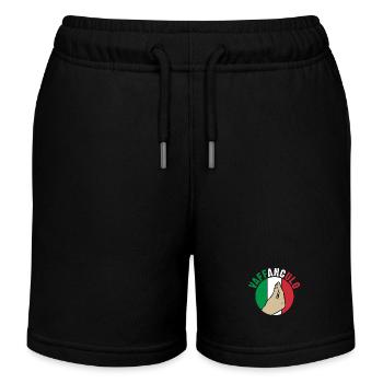 Italien Italiener Vaffanculo - Kinder Organic Joggingshorts Mini Bolter von Stanley/Stella - Schwarz - Vorne