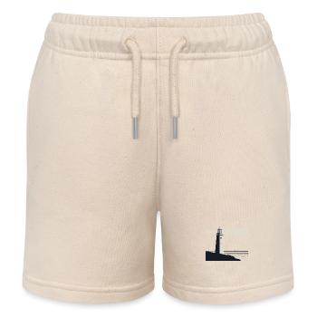 MAISON LÉGÈRE - Short de jogging enfant bio Stanley/Stella - écru doux - Devant