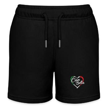 ITALIENISCH - Kinder Organic Joggingshorts Mini Bolter von Stanley/Stella - Schwarz - Vorne