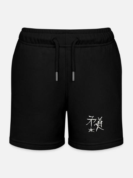 Judo - Stanley/Stella børne sweatshorts økologisk - sort