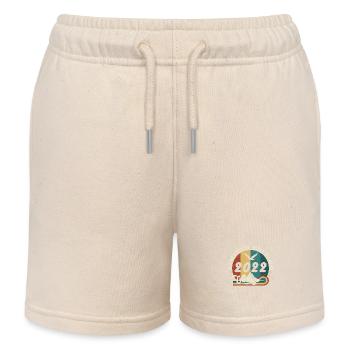 Jahrgang 2023 Retro - Bestseller - Kinder Organic Joggingshorts Mini Bolter von Stanley/Stella - Natur - Vorne