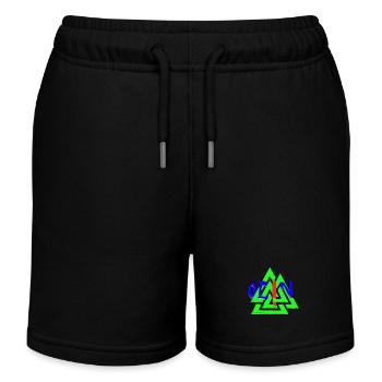 Odin - Kinder Organic Joggingshorts Mini Bolter von Stanley/Stella - Schwarz - Vorne