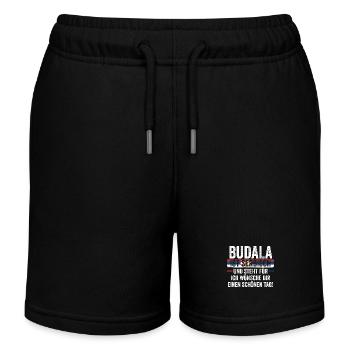 Serbe Serbe Serbie - Short de jogging enfant bio Stanley/Stella - noir - Devant