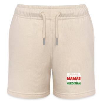 Kurden Mama Mutter Kurdistan - Kinder Organic Joggingshorts Mini Bolter von Stanley/Stella - Natur - Vorne