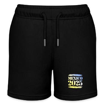Mexiko 2025 - Kinder Organic Joggingshorts Mini Bolter von Stanley/Stella - Schwarz - Vorne