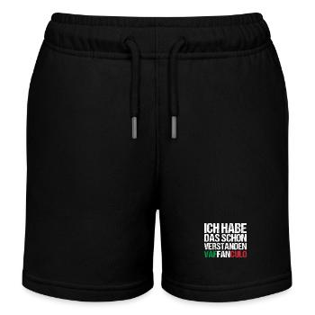 Italien Italiener Vaffanculo - Kinder Organic Joggingshorts Mini Bolter von Stanley/Stella - Schwarz - Vorne