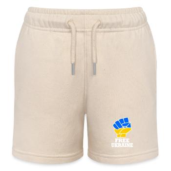 Free ukraine - Kinder Organic Joggingshorts Mini Bolter von Stanley/Stella - Natur - Vorne