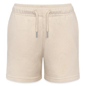 Reine majestueuse - Short de jogging enfant bio Stanley/Stella - écru doux - Devant