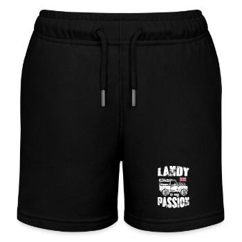 Landy est ma passion - Short de jogging enfant bio Stanley/Stella - noir - Devant