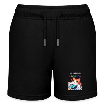 Ich bin Programmierer - Kinder Organic Joggingshorts Mini Bolter von Stanley/Stella - Schwarz - Vorne
