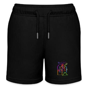 Toutes les formes - Short de jogging enfant bio Stanley/Stella - noir - Devant