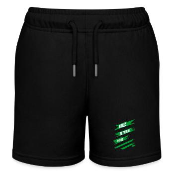 literature appreciation escaping routine - Kinder Organic Joggingshorts Mini Bolter von Stanley/Stella - Schwarz - Vorne