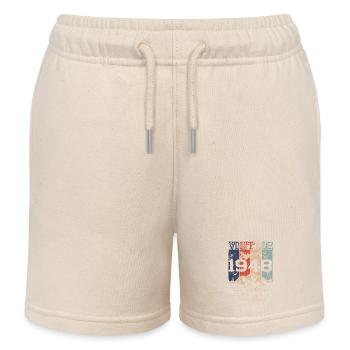 Legendary 1948 vintage - Kids Organic Sweat Shorts by Stanley/Stella - soft Ecru - Front