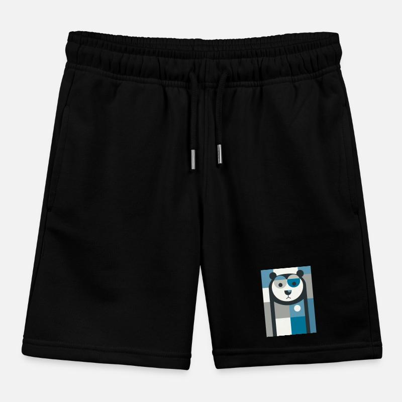 Ours abstrait Short de jogging enfant bio Stanley/Stella