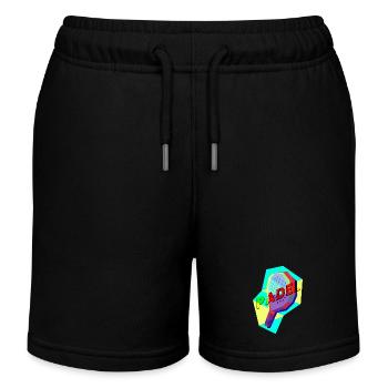 Padel Paddle Racket Tennis Sport I Gift - Kids Organic Sweat Shorts by Stanley/Stella - black - Front