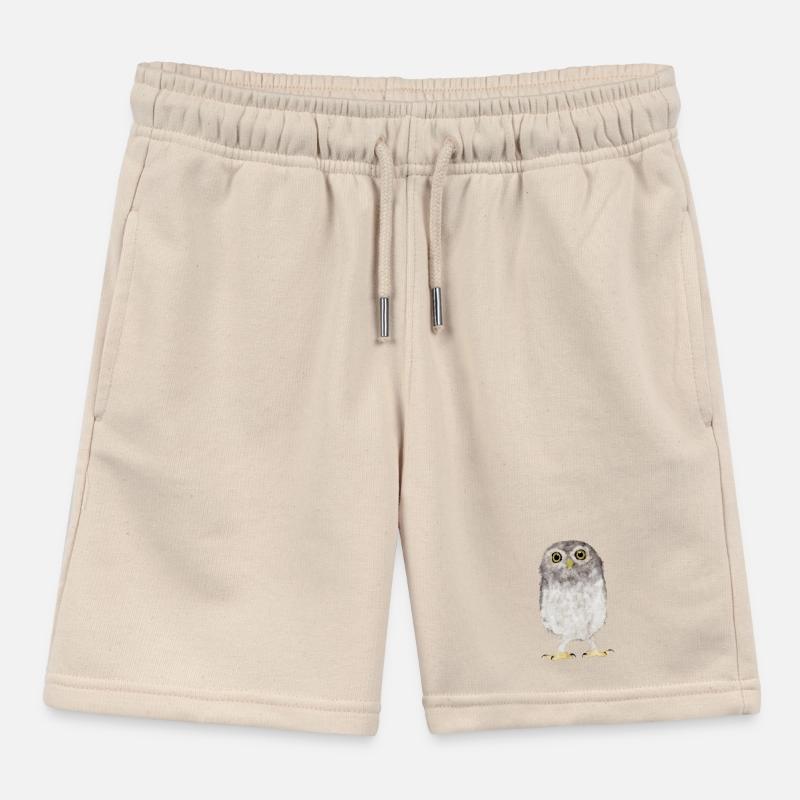 Owl Kids Organic Sweat Shorts by Stanley/Stella
