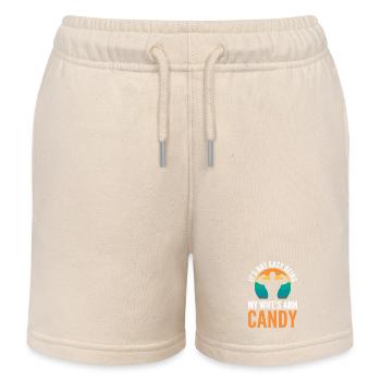 Arm Candy Husband - Kids Organic Sweat Shorts by Stanley/Stella - soft Ecru - Front