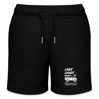 Landy Looney Mécanique - Short de jogging enfant bio Stanley/Stella - noir - Devant