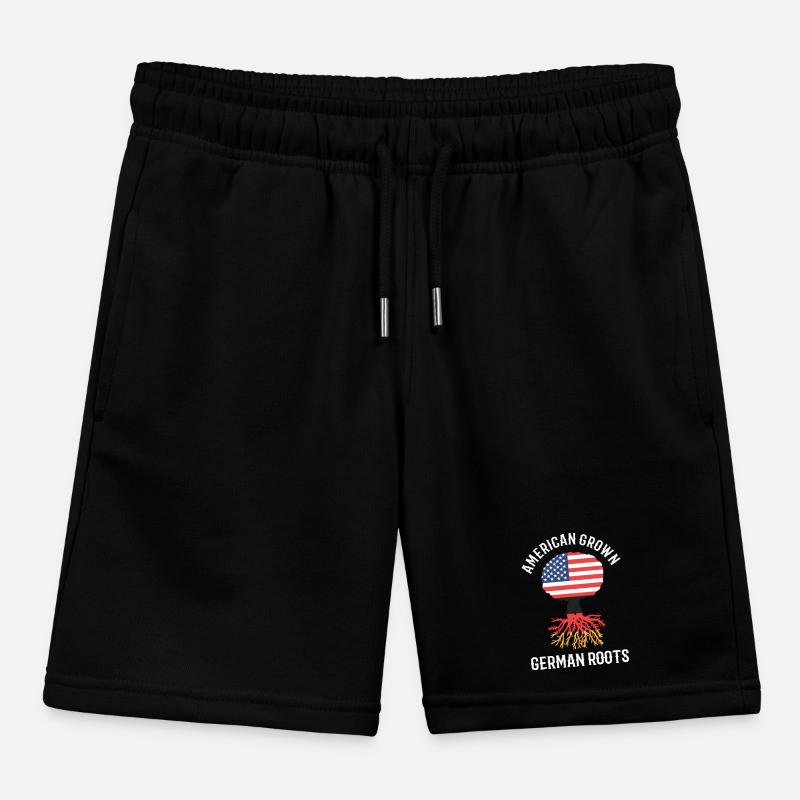 American German Kids Organic Sweat Shorts by Stanley/Stella