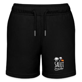 Salut Hermoso - Short de jogging enfant bio Stanley/Stella - noir - Devant