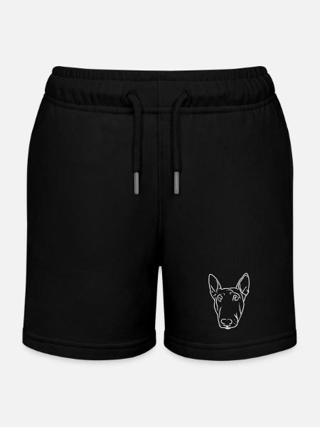 Tête de Bull Terrier - Short de jogging enfant bio Stanley/Stella - noir