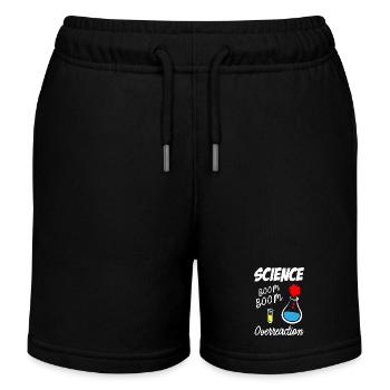 Réaction excessive de la science - Short de jogging enfant bio Stanley/Stella - noir - Devant