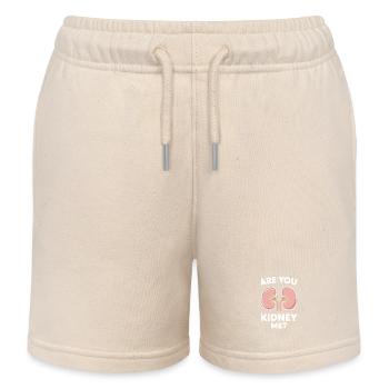 Nierenspender Niere Organspender - Kinder Organic Joggingshorts Mini Bolter von Stanley/Stella - Natur - Vorne