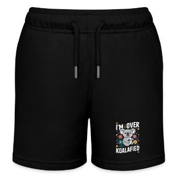 Koala Koala Koala Ours Koala Animal - Short de jogging enfant bio Stanley/Stella - noir - Devant