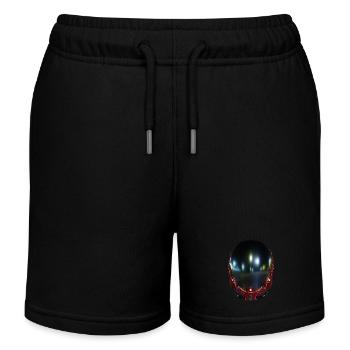 Casque futuriste d’astronaute - Short de jogging enfant bio Stanley/Stella - noir - Devant