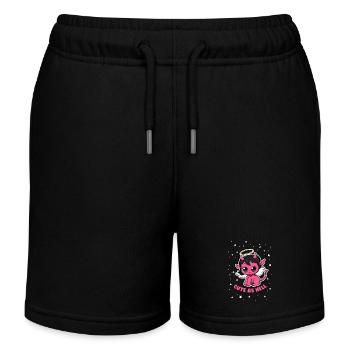 Mignon comme l’enfer - Short de jogging enfant bio Stanley/Stella - noir - Devant