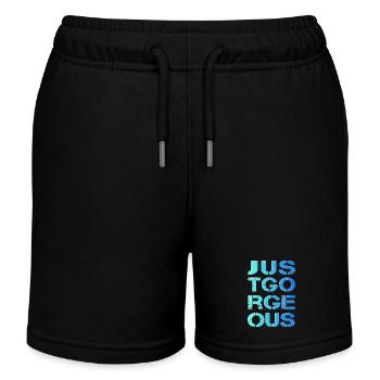 Juste super, parfaite, magnifique dentelle - Short de jogging enfant bio Stanley/Stella - noir - Devant