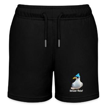 Gull - Kids Organic Sweat Shorts by Stanley/Stella - black - Front