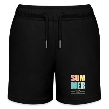 Summer 2025 - Kinder Organic Joggingshorts Mini Bolter von Stanley/Stella - Schwarz - Vorne