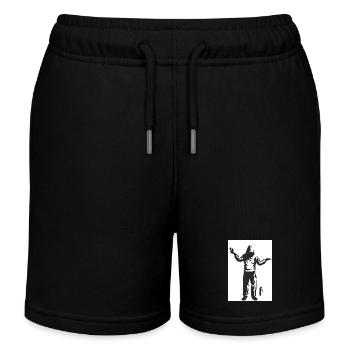 Sprayer - Kinder Organic Joggingshorts Mini Bolter von Stanley/Stella - Schwarz - Vorne