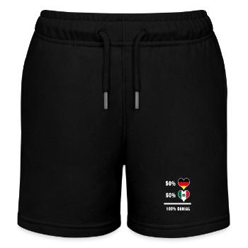 Allemagne et Mexique Genial / Cadeau - Short de jogging enfant bio Stanley/Stella - noir - Devant