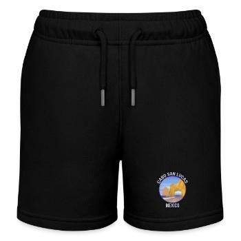 Cabo San Lucas Mexiko Los Arcos - Kinder Organic Joggingshorts Mini Bolter von Stanley/Stella - Schwarz - Vorne