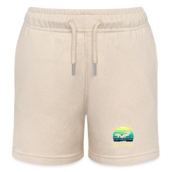 Meerjungfrau Meerjungfrauen Nixe - Kinder Organic Joggingshorts Mini Bolter von Stanley/Stella - Natur - Vorne