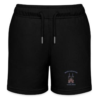 Heidelberg, Wahrzeichen Brückenturm 2 - Kinder Organic Joggingshorts Mini Bolter von Stanley/Stella - Schwarz - Vorne