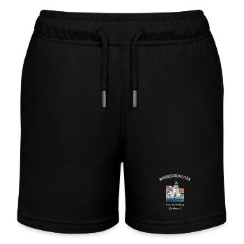 Dortmund, kultiges Wasserschloss Rodenberg - Kinder Organic Joggingshorts Mini Bolter von Stanley/Stella - Schwarz - Vorne
