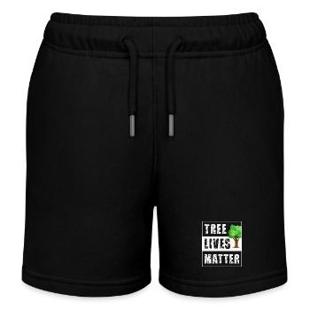 Arbres - Short de jogging enfant bio Stanley/Stella - noir - Devant