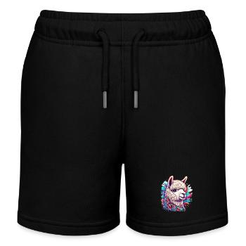 Alpaga - Short de jogging enfant bio Stanley/Stella - noir - Devant