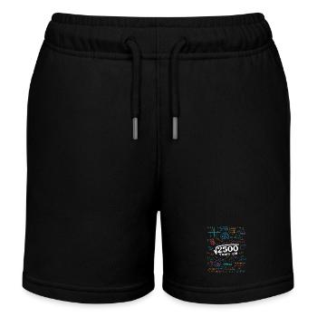 2500 Jahre Mathe-Kritzeleien - Kinder Organic Joggingshorts Mini Bolter von Stanley/Stella - Schwarz - Vorne