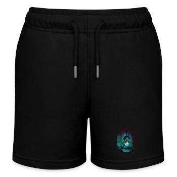 wicked2 - Kinder Organic Joggingshorts Mini Bolter von Stanley/Stella - Schwarz - Vorne