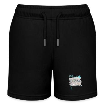 Rettet die Meere - Kinder Organic Joggingshorts Mini Bolter von Stanley/Stella - Schwarz - Vorne